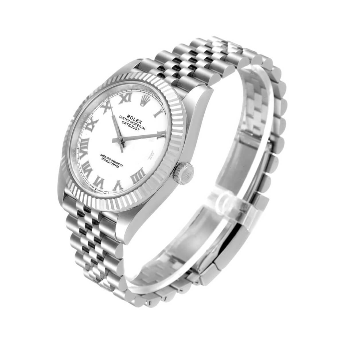 Rolex Datejust Jubilee White Roman Dial