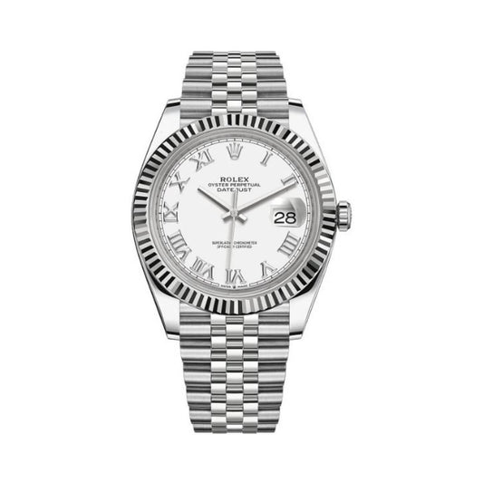 Rolex Datejust Jubilee White Roman Dial