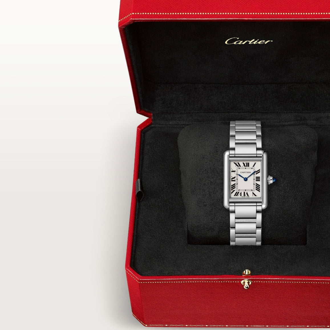 Cartier Tank Americaine Silver Watch