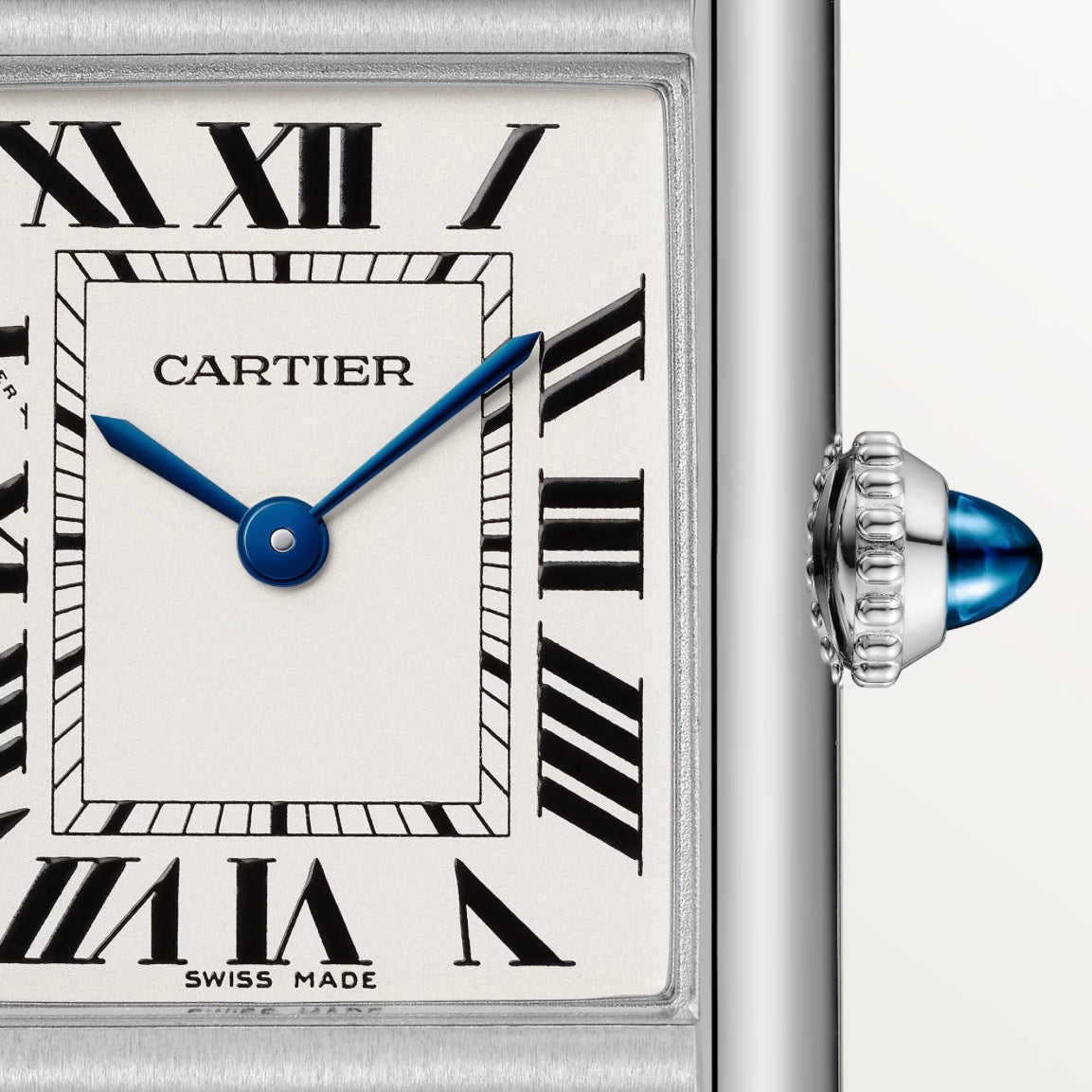 Cartier Tank Americaine Silver Watch